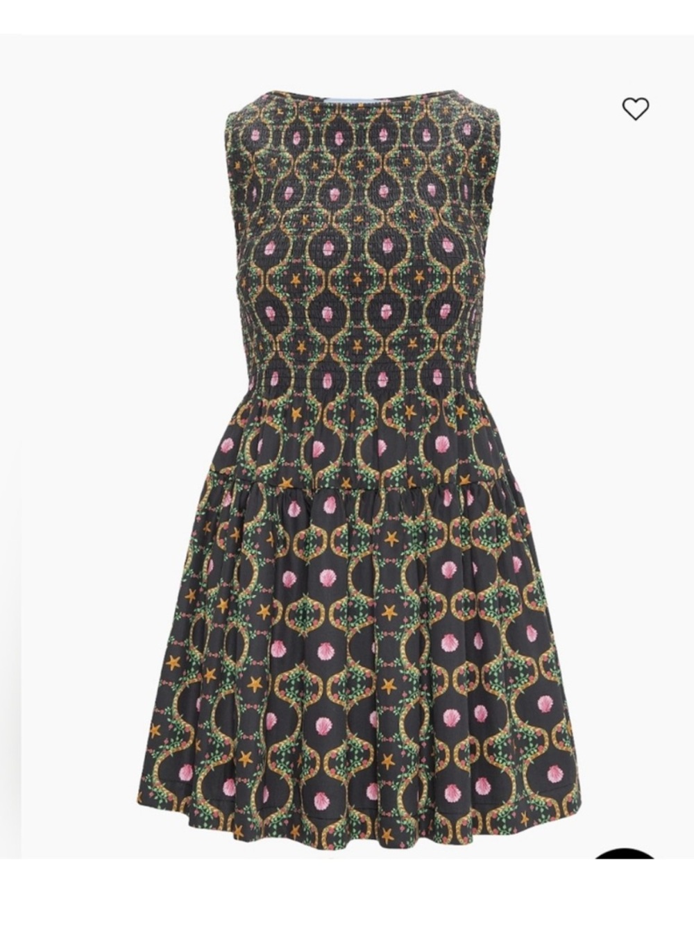 Hill House Cosima Mini Nap Dress Black CiscoTrellis Size XL - Picture 3 of 7